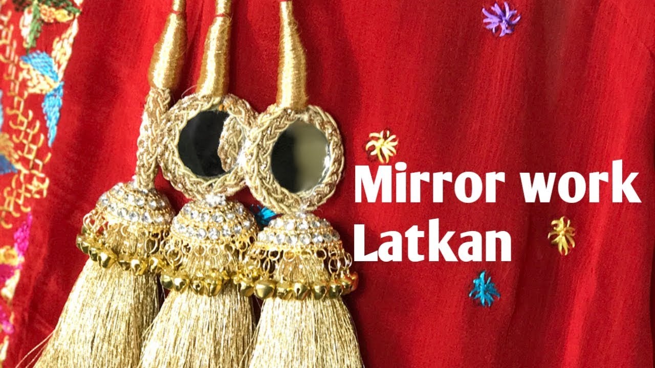 Latkan|DIY Jewellery | DIY Latkan |Latkan for lehenga |latkan making idea, accessories
