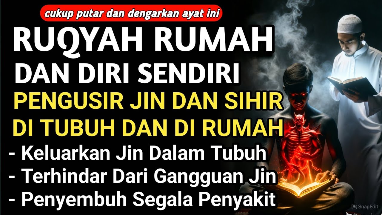 RUQYAH RUMAH PENGUSIR JIN, SETAN & SIHIR DI RUMAH & TUBUH, PENENANG HATI DAN FIKIRAN | BY ALAA AQEL