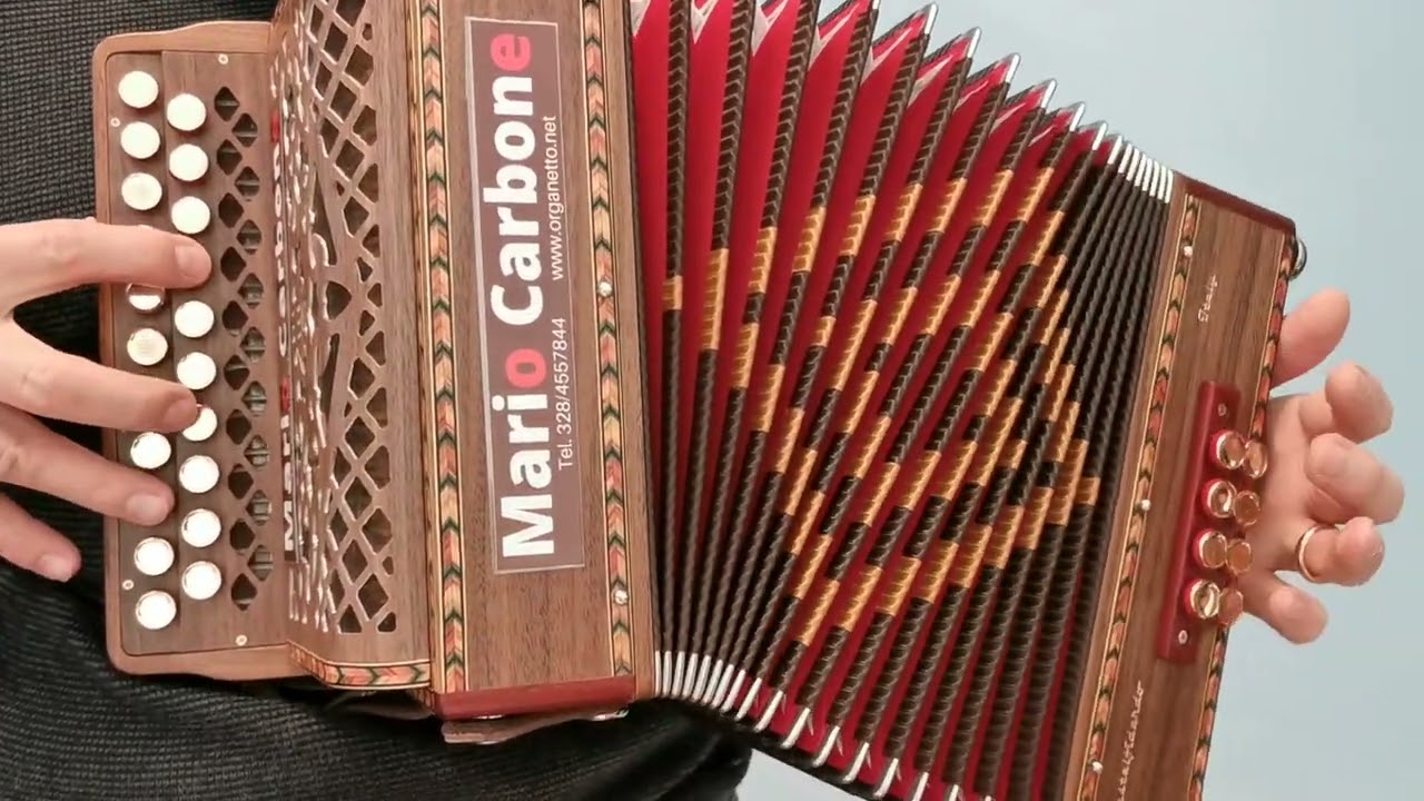 8 bassi  - LA TÊTE AILLEURS - TETE - brano - accordion diatonic organetto