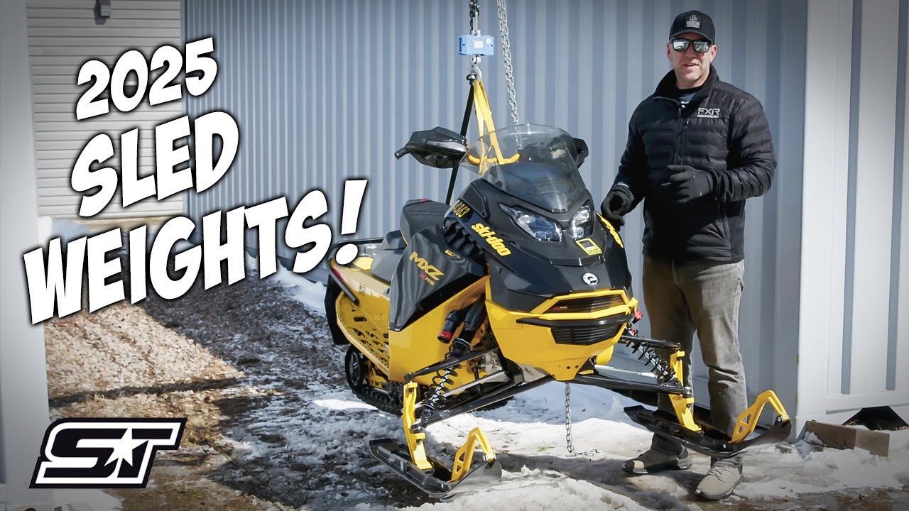 Actual Ready to Ride Wet Weights of The 2025 Snowmobiles!