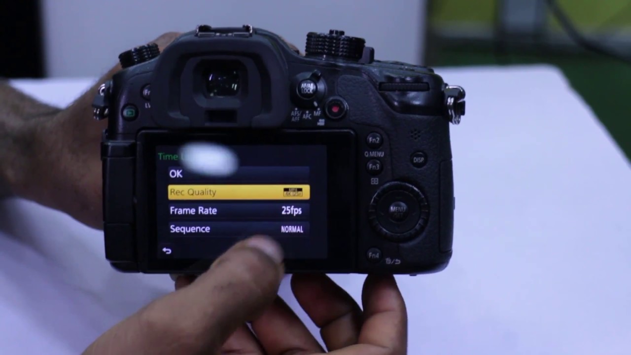 Making a time-lapse with Panasonic GH4