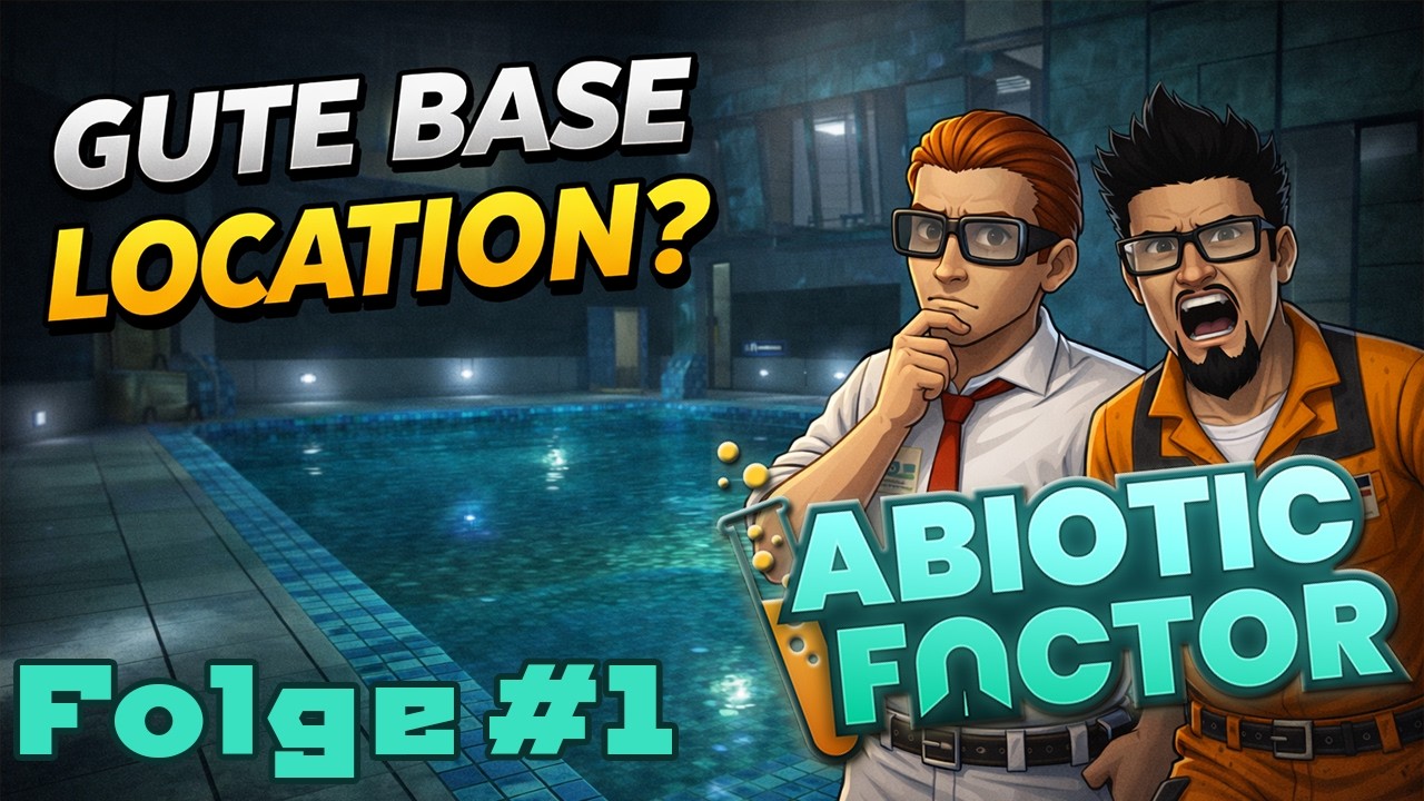 Abiotic Factor #1 – Wir bauen unsere Basis im POOL?! 😨 | Koop Survival