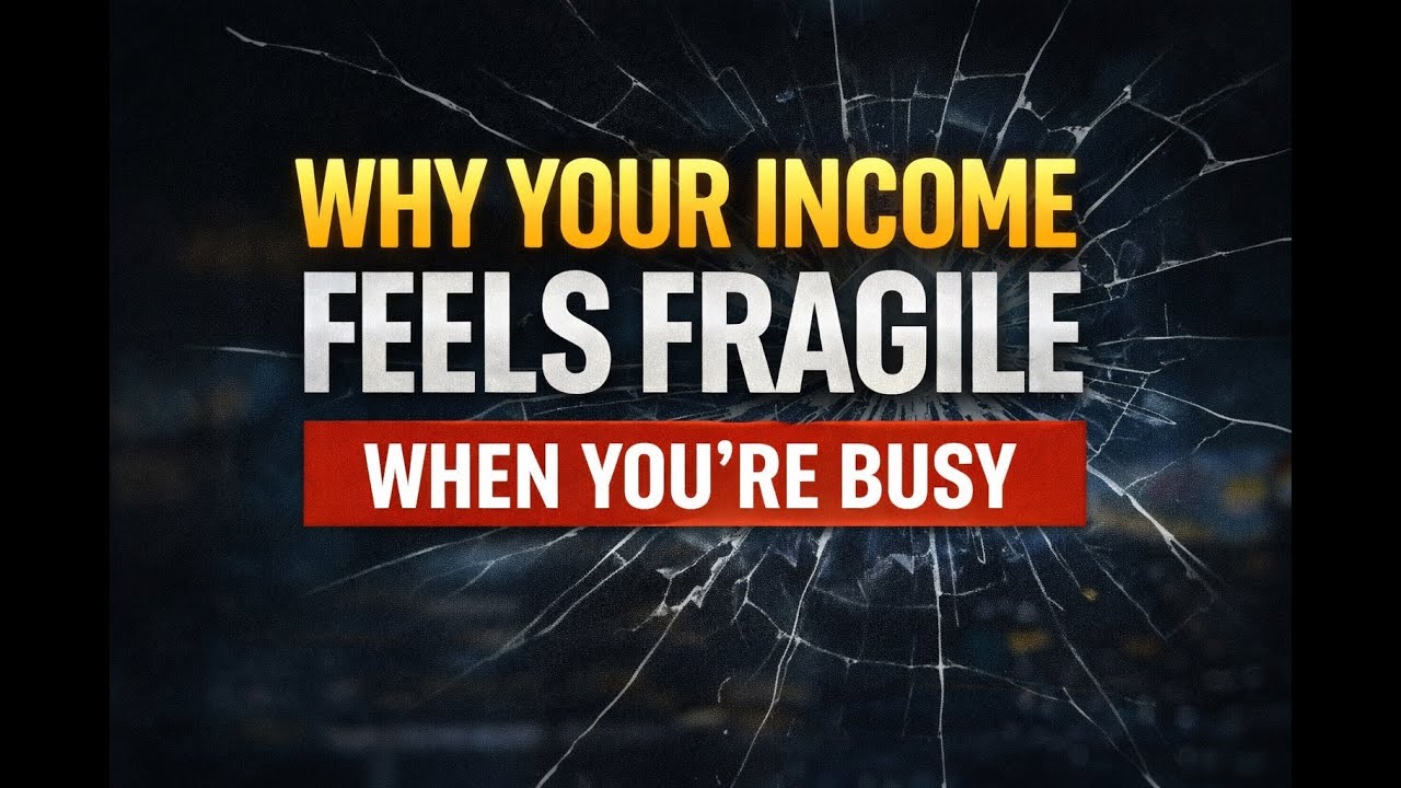 Why Your Income Feels Fragile When You're Busy