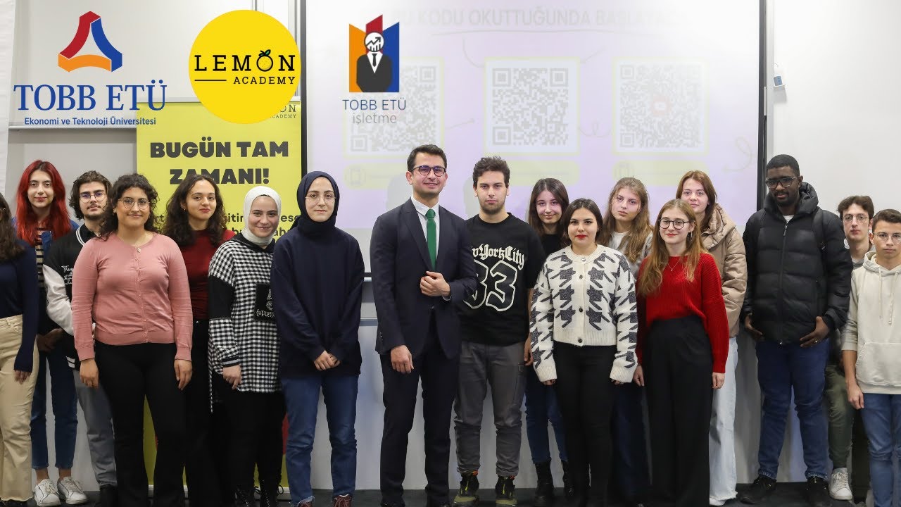 TOBB &Uuml;niversitesi İşletme Topluluğu İle Lemon Academy Konferansı
