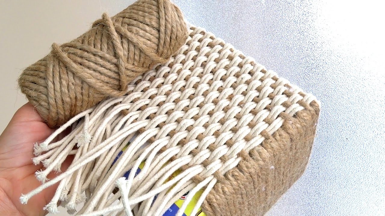 МНОГО ШИКАРНЫХ идей из ДЖУТА своими руками / 4 Jute Craft ideas