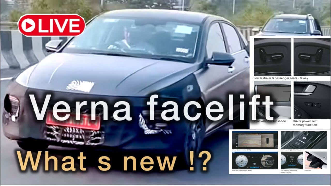 verna facelift 2026🔥✅what’s new in product live qna