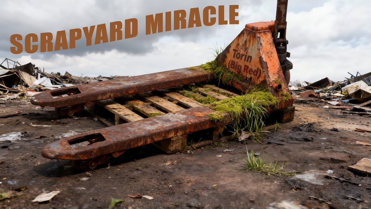 Scrapyard Rescue: Turning a Broken Pallet Jack into a Powerful Tool!