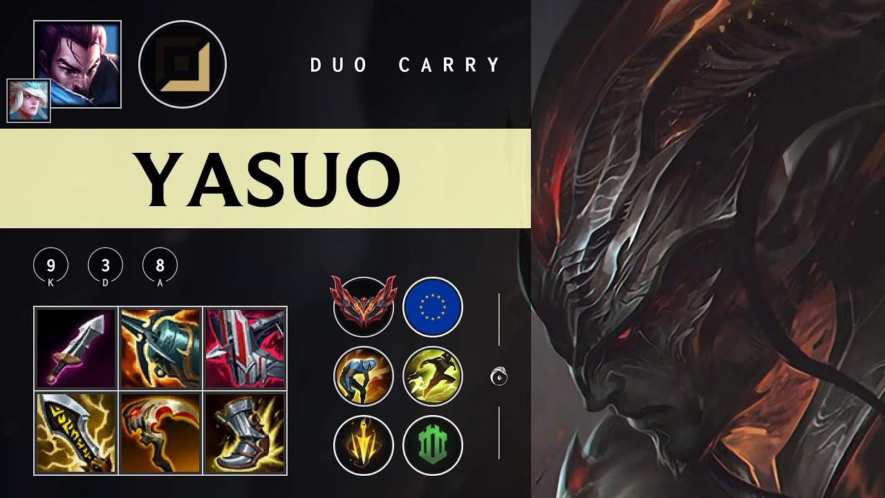 Yasuo ADC vs Tristana - EUW Grandmaster Patch 25.24