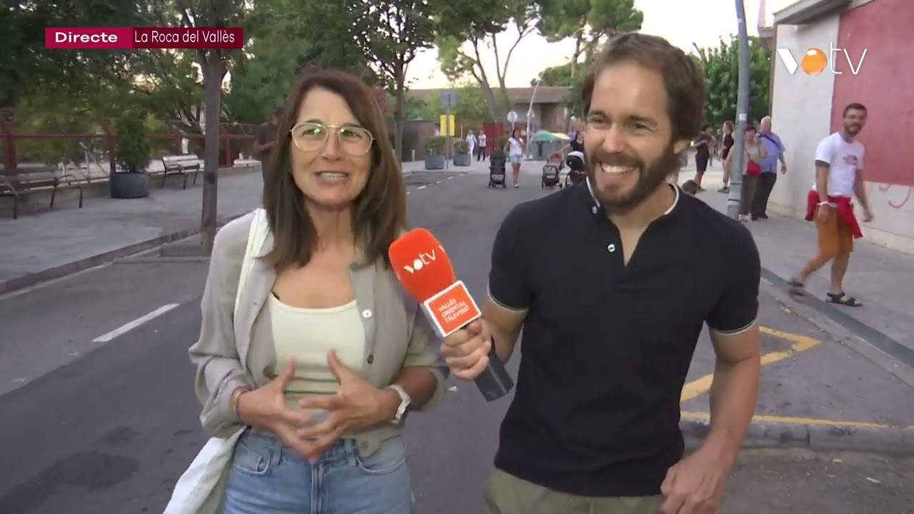VOTV - Acompanyem els gegants a la cercavila d'inici de Festa Major de la Roca del Vallès