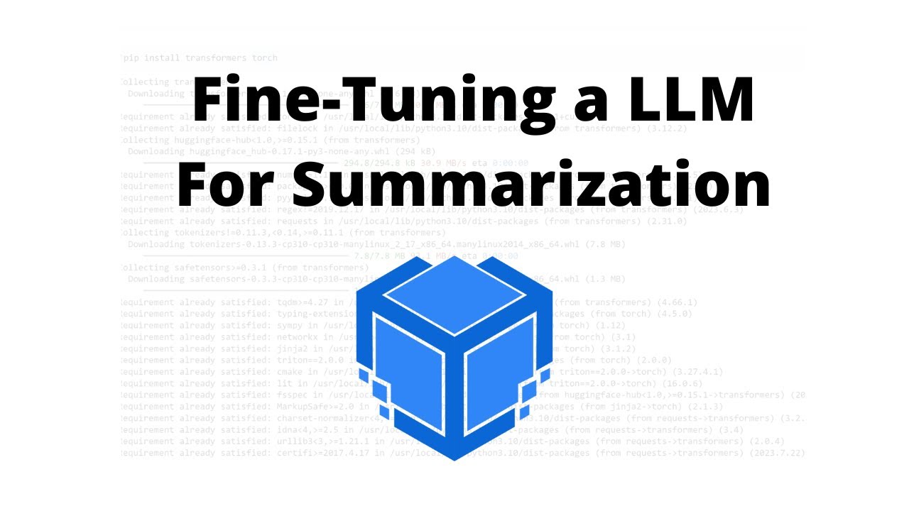 Fine-Tuning A LLM For Summarization | Generative AI with Hugging Face | TensorTeach