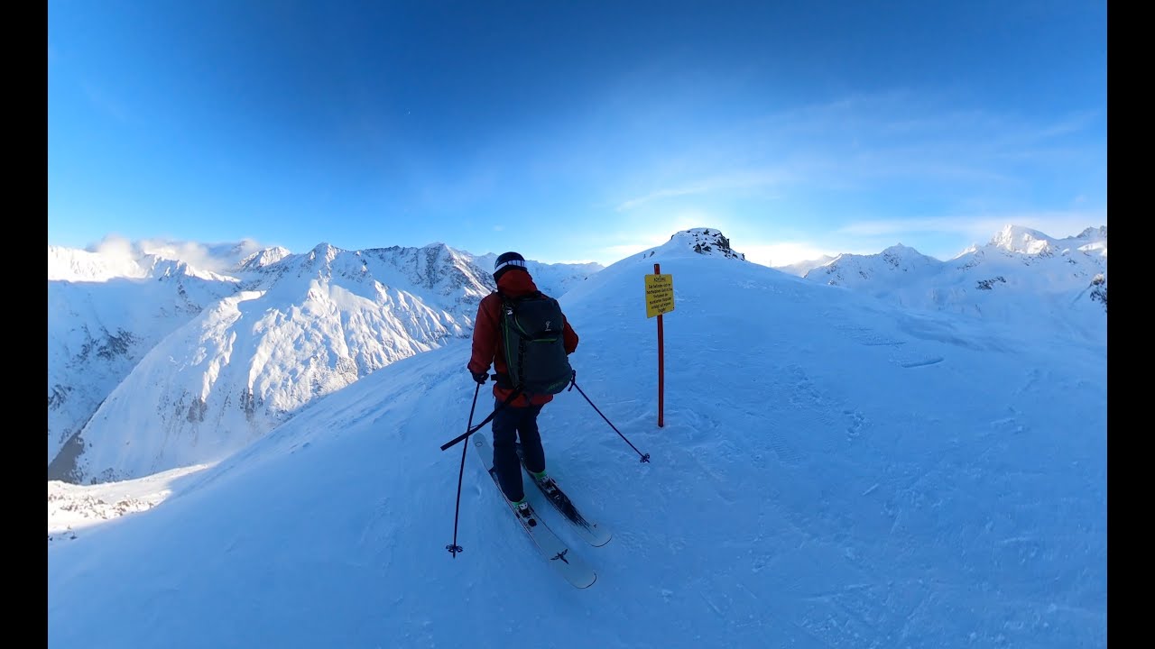 Freeride Skiing im Pitztal - Rifflsee