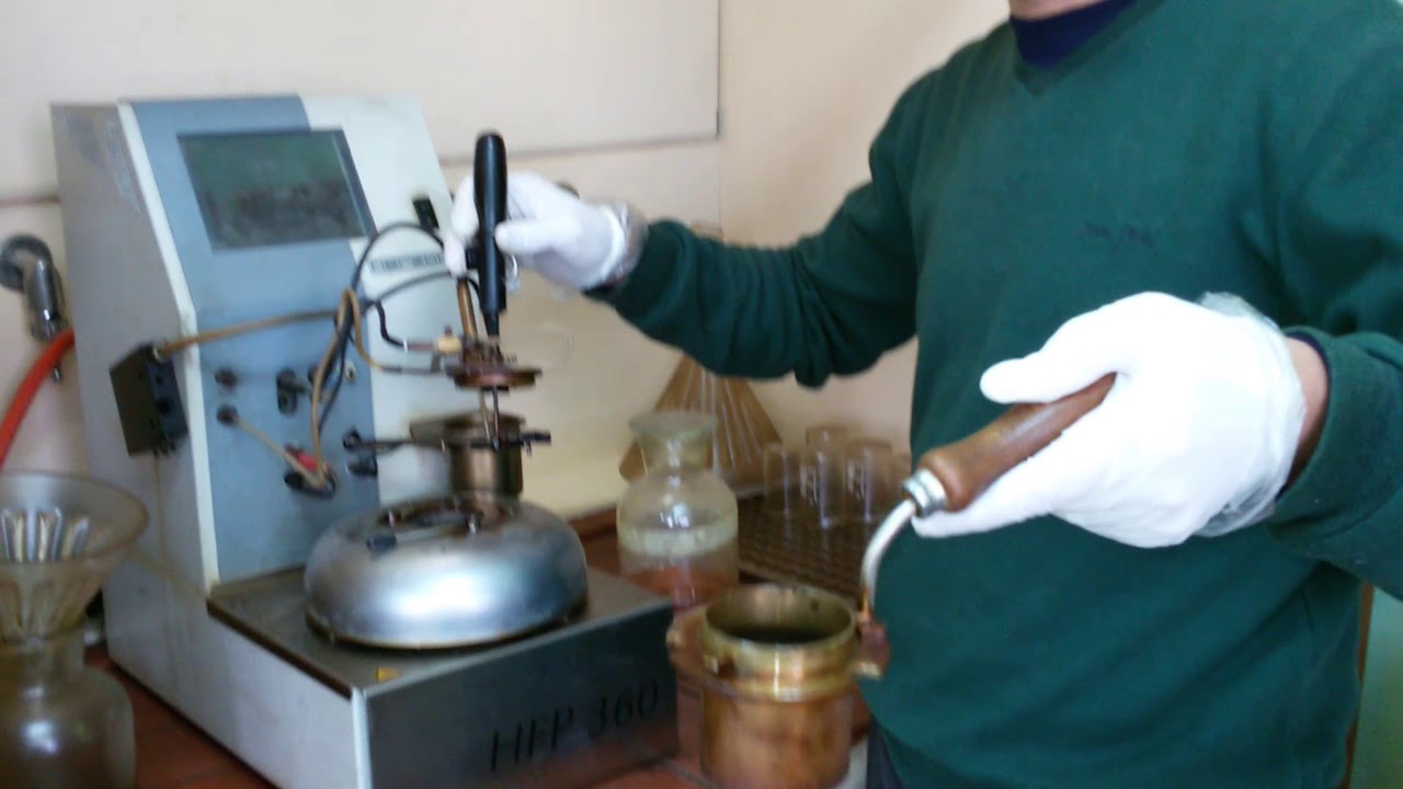 شرح عملي لاختبار نقطة الوميض لزيوت المحولات flash point test for transformer oil