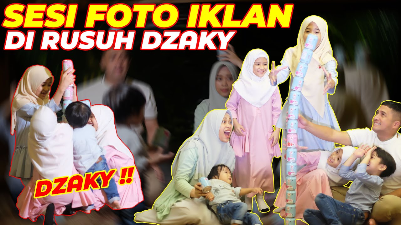 SESI FOTO IKLAN TEREPOT DAN TERKOCAK KARENA ULAH DZAKY
