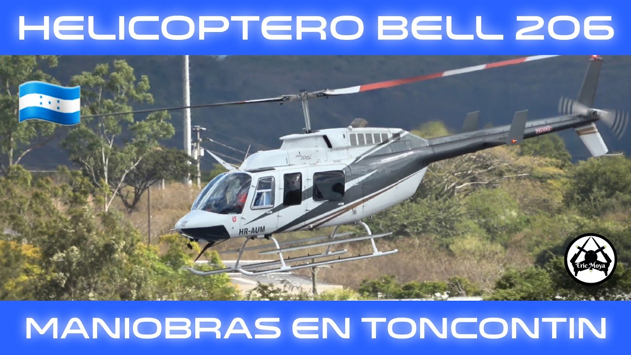 Not a Normal Flight. Bell 206 Jetranger Performing Test Flight Maneuvers at Toncontin Airport