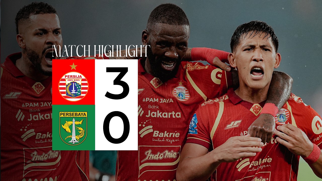 Eksel & Allano Gemilang! Persija 3-0 Persebaya [Highlight BRI Super League 2025/2026]