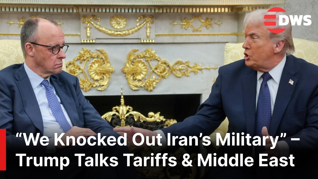 WATCH: President Trump & German Chancellor Merz Discuss Iran War, Trade and Global Security | AC1E