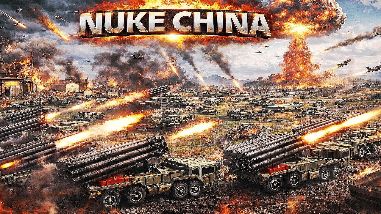 1 NUKE China vs 7 USA SUPER INCOMPLETE - Command & Conquer Generals Apocalyptic