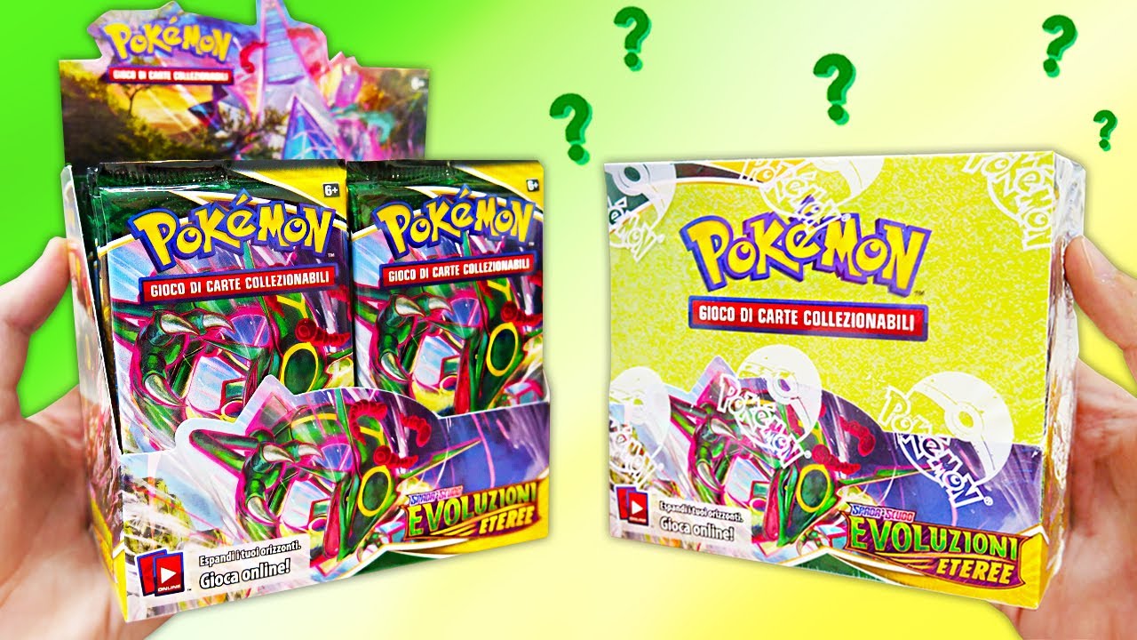 *GOLD SHINY E VMAX SPECIAL ART!* APRO ALTRI 2 BOX DA 72 BUSTINE POKEMON EVOLUZIONI ETEREE!