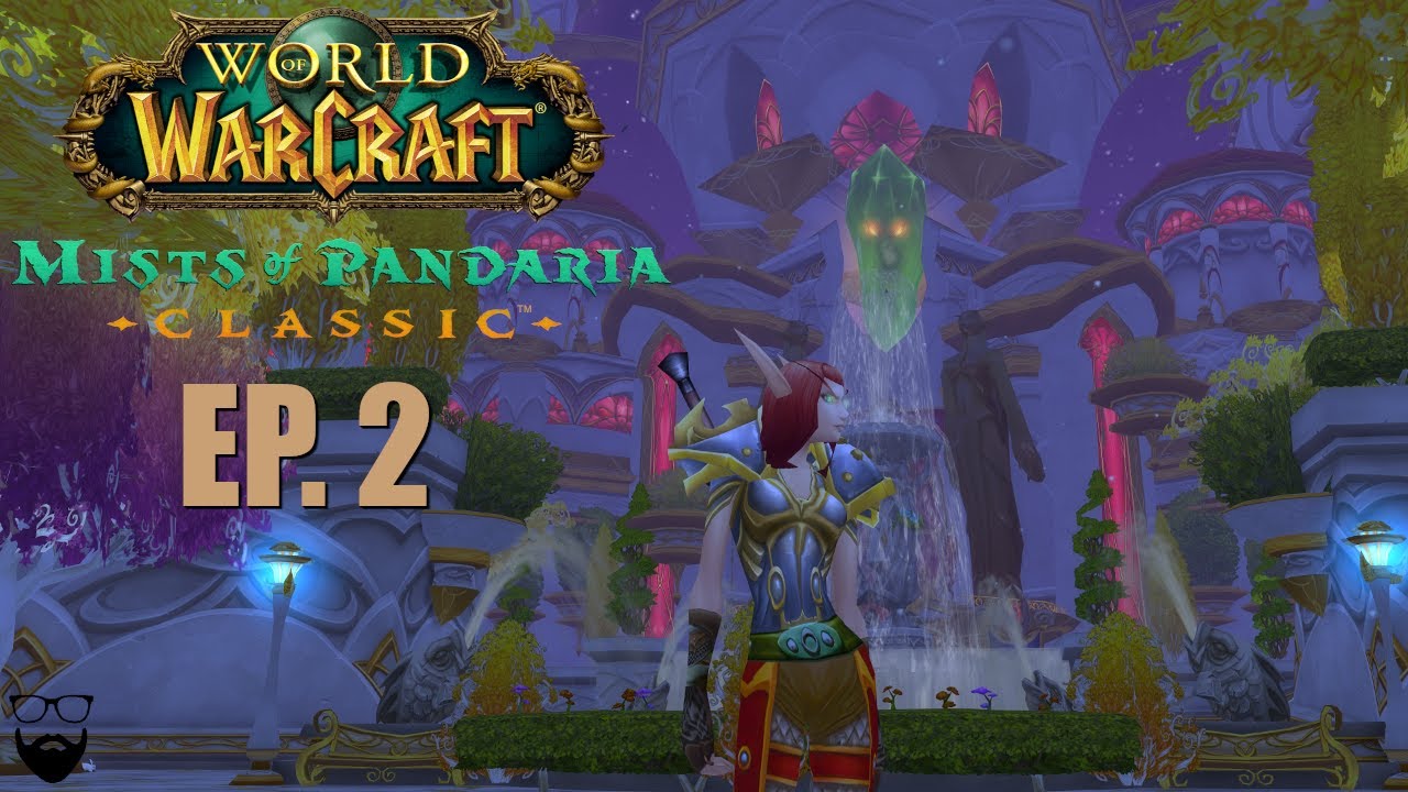 World of Warcraft CLASSIC Mists of Pandaria - Warrior Pt 2 - Chill Leveling - Mirage Raceway EU