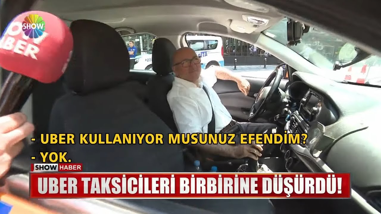 UBER taksicileri birbirine düşürdü!