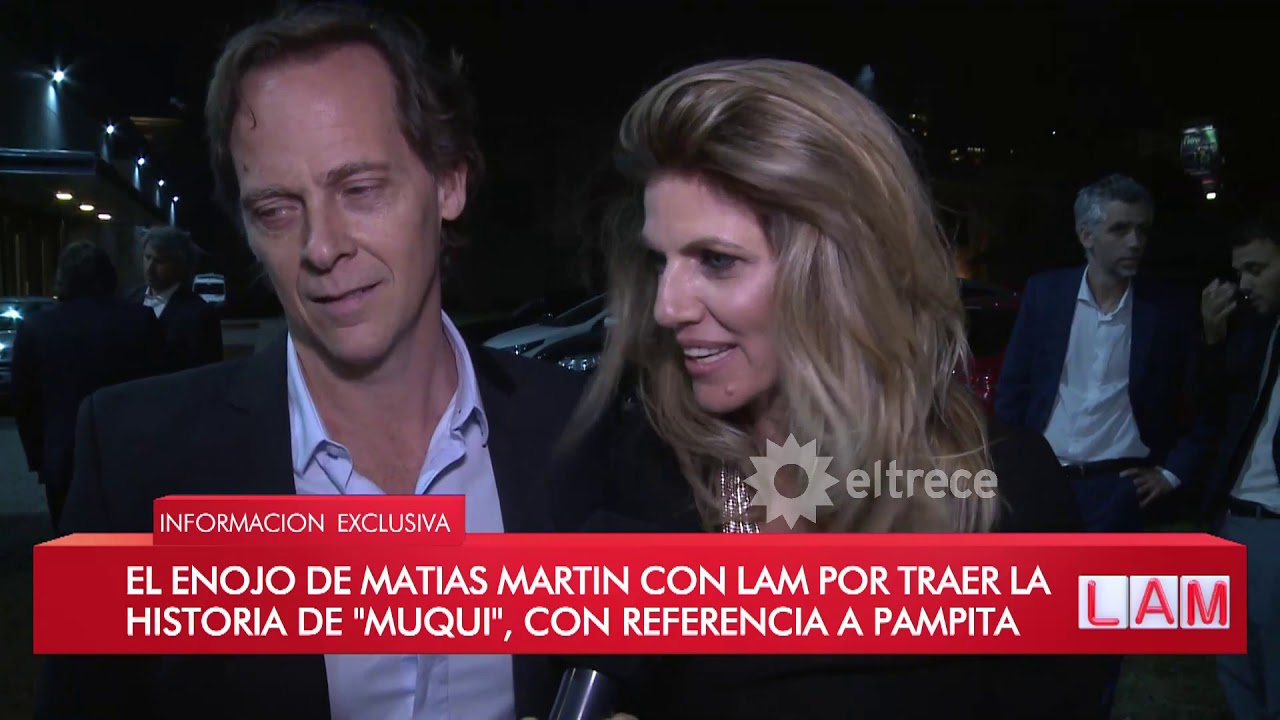 &iexcl;Recaliente! Mat&iacute;as Martin se cruz&oacute; muy fuerte con la cronista de LAM