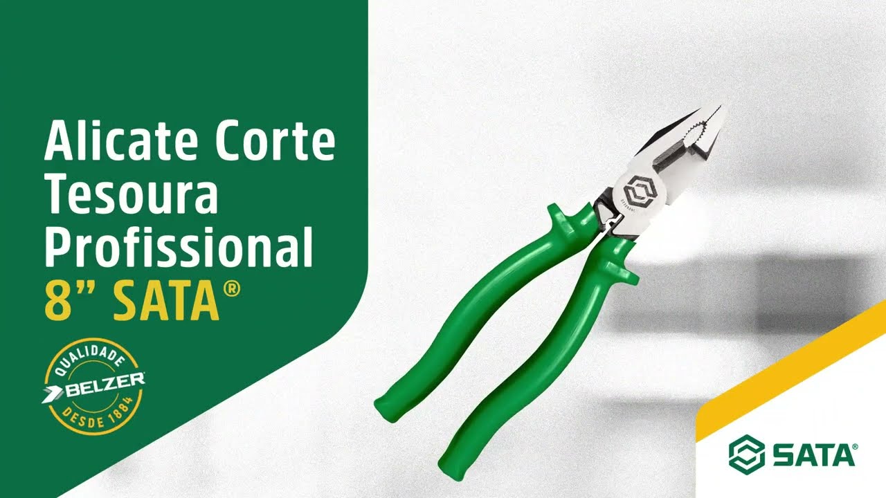 Alicate Corte Tesoura Profissional Isolado 8