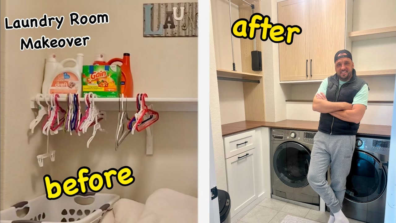 NOVI VEŠERAJ 🧺 Renoviranje - Laundry Room MAKEOVER✨