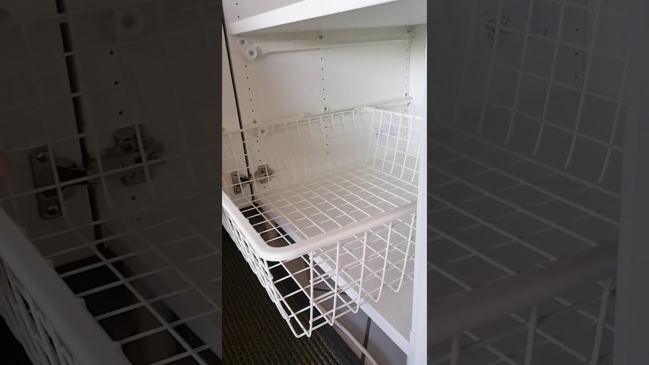 Ikea Pax Komplement Netzdrahtkorb ausbauen