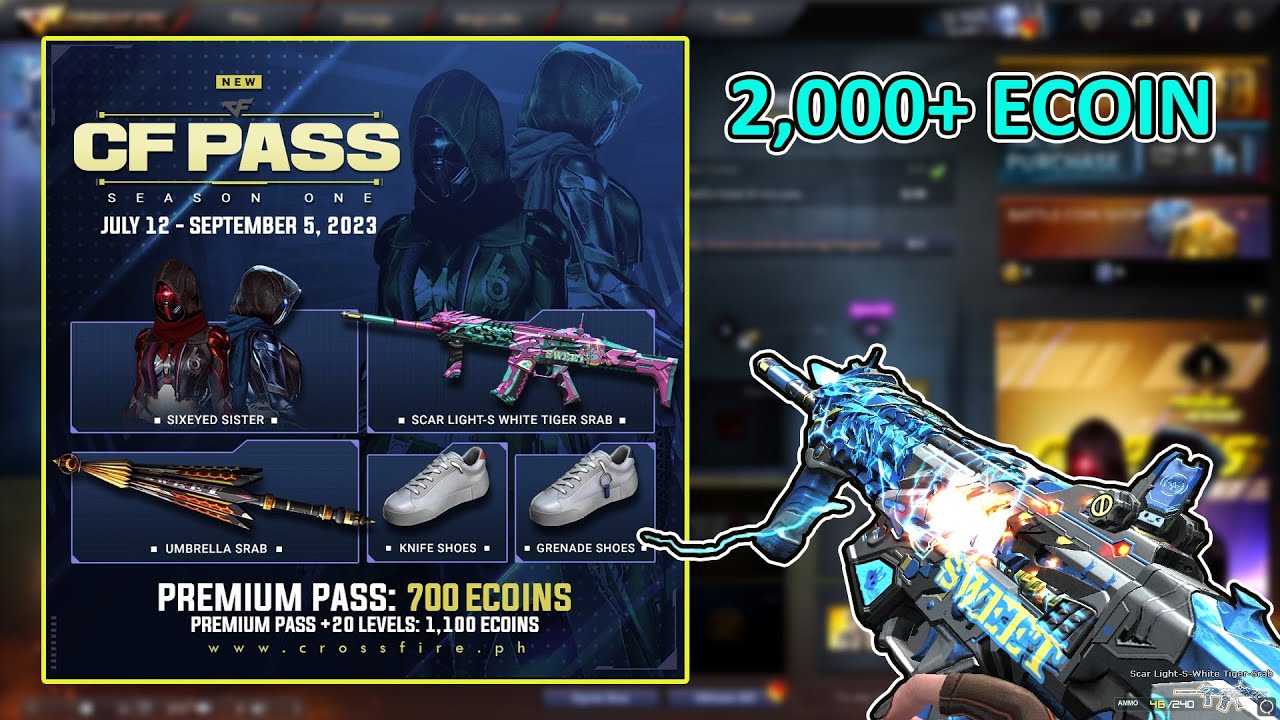 CFPH: CF Pass Season 1 (Spent 2000+ Ecoin) Preview | Crossfire Philippines 3.0