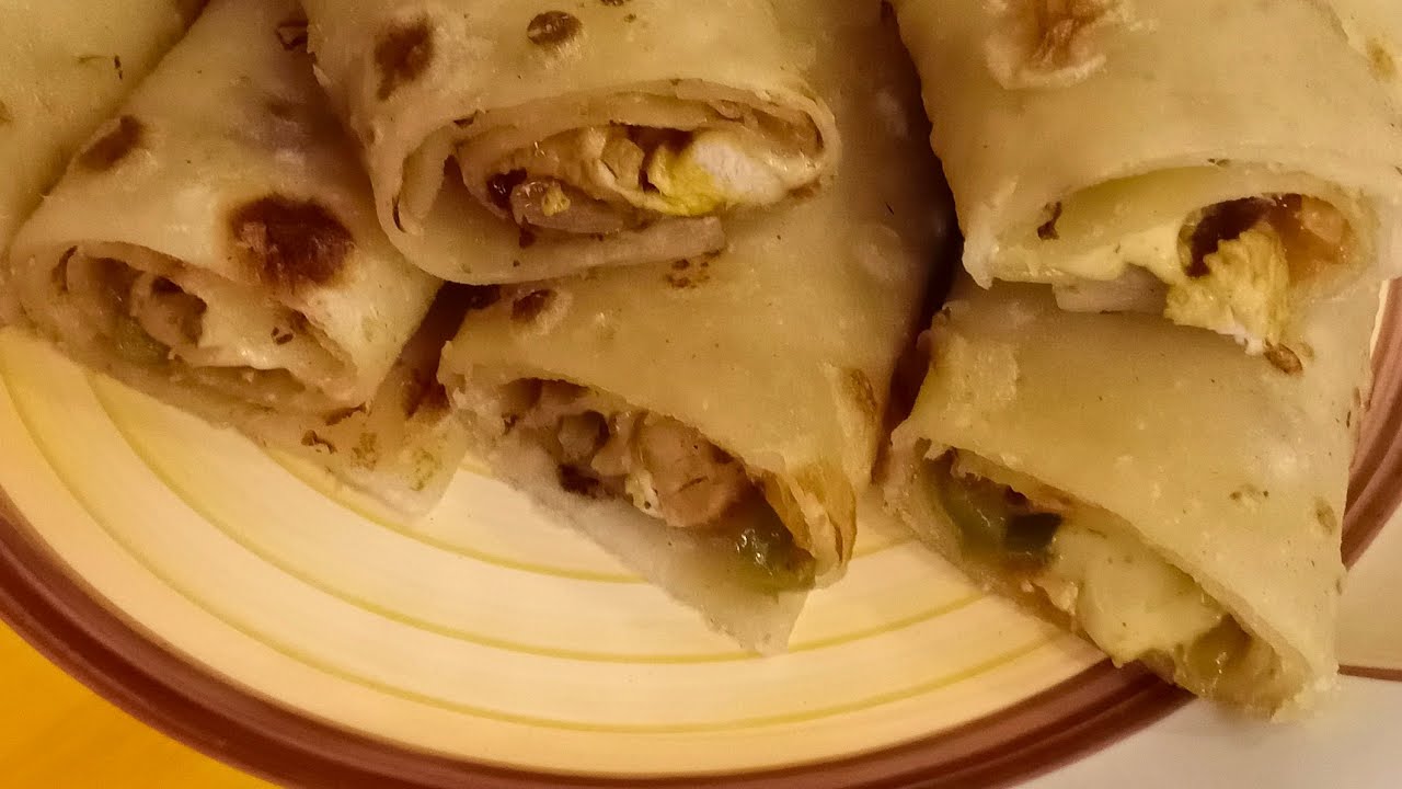 cheese paratha roll