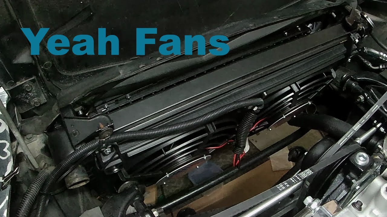 Electric fan install in 79 Corvette
