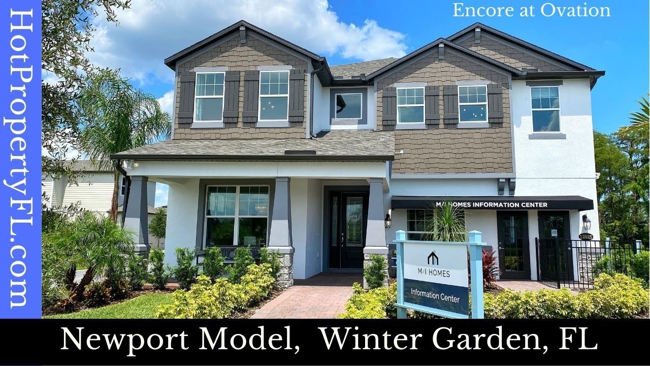 Florida New Home Tour | Winter Garden, FL | Encore at Ovation | M/I Homes | Newport