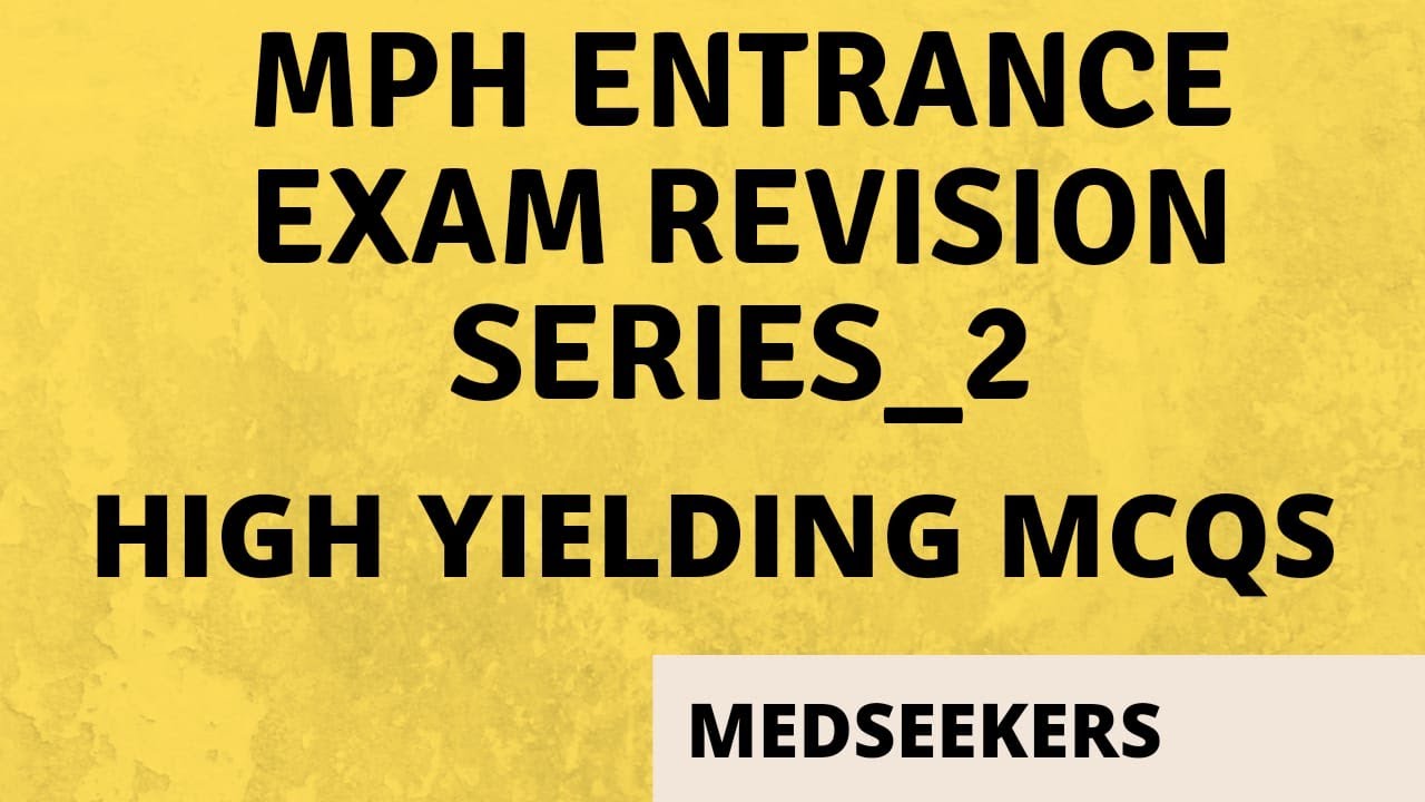 MPH ENTRANCE EXAM Important Questions SERIES#MASTERSINPUBLICHEALTH#MPHENTRANCEEXAMPREPARATION#