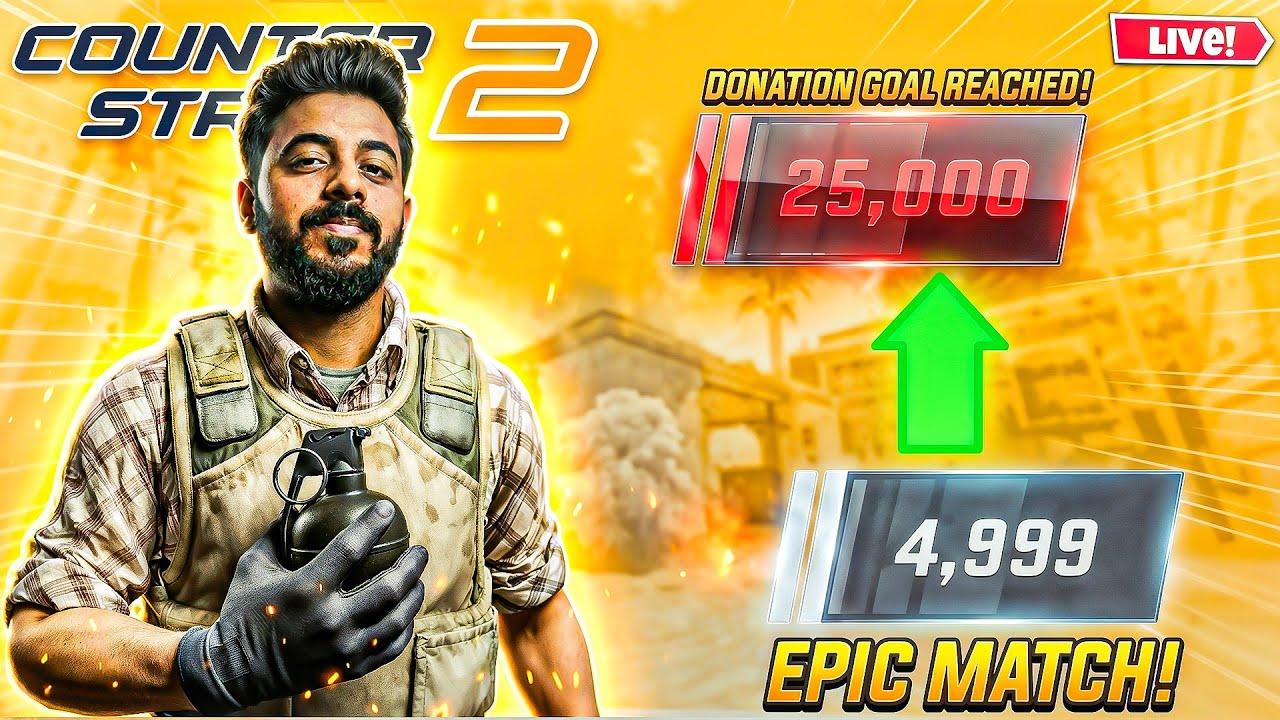 Faceit Road to Level 10 - Cs2 Live India #cs2 #clutches #fps