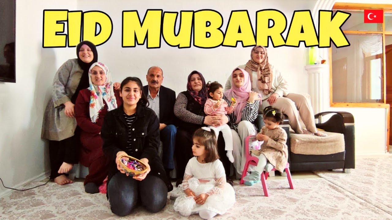 Eid Vlog 🇹🇷 | How Turkish People Celebrate Eid | Eid in Village with Family 🌙🍬
