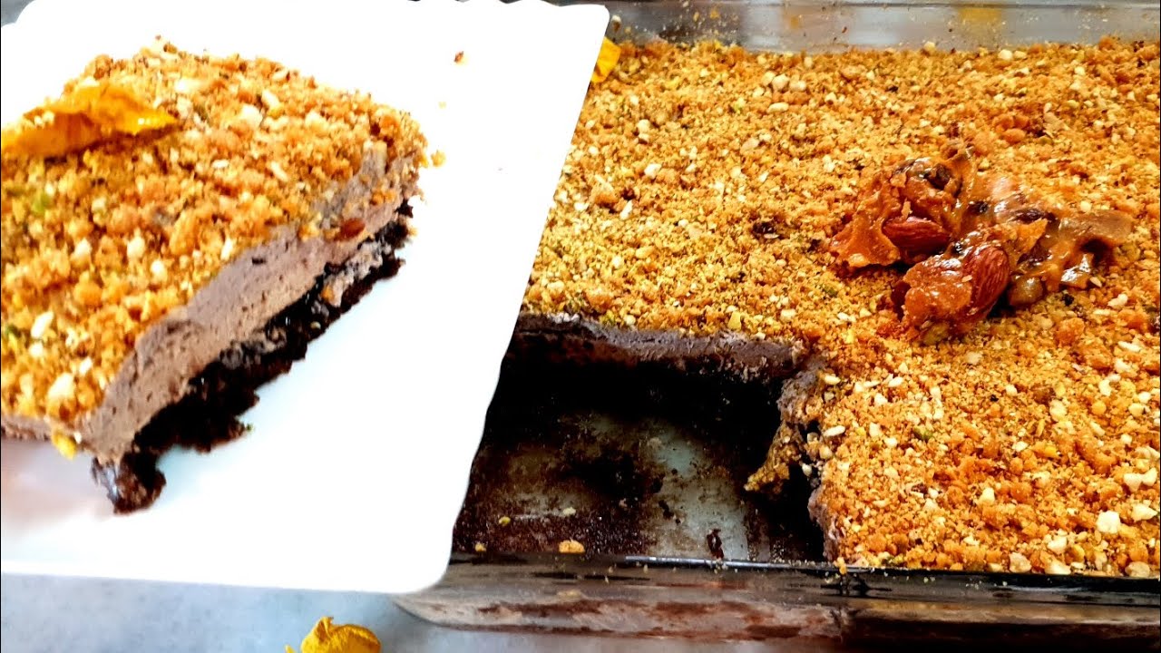 كيكة الكروكان البسيطة أطيب شي ممكن تجربو برمضان مليان بالطاقة و النكهات الطيبة👌😋💖🎂