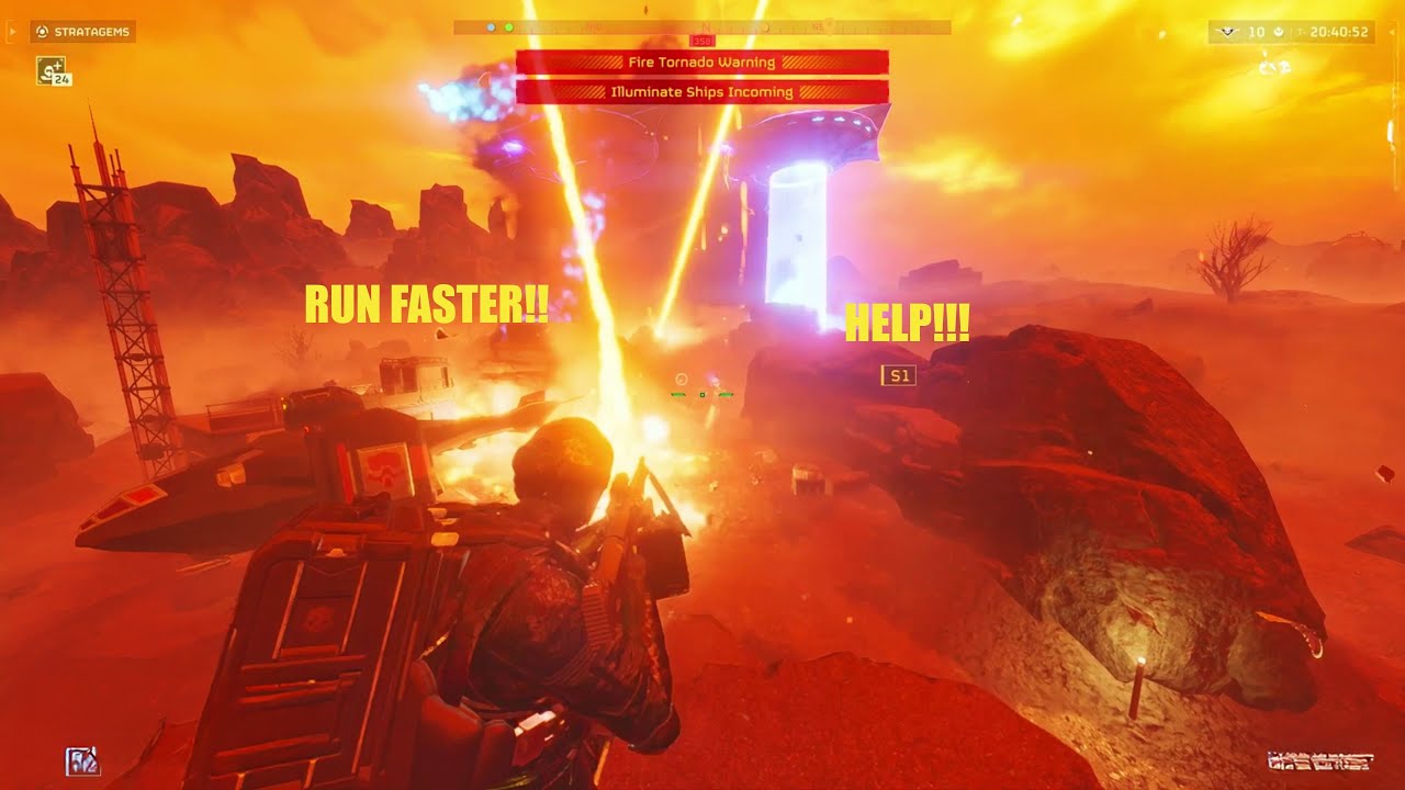 EVAC IMPOSSIBLE? Surviving Super Helldive Illuminate & Fire Tornados!