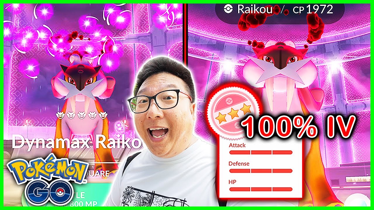 I Did 50 Dynamax Raikou Battles in a Day, And Got a 100% IV! - Pokemon GO