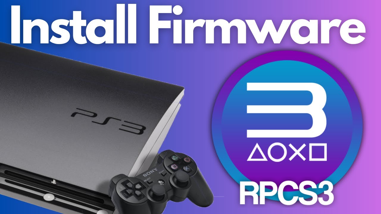 How to download and install PS3 Firmware for RPCS3