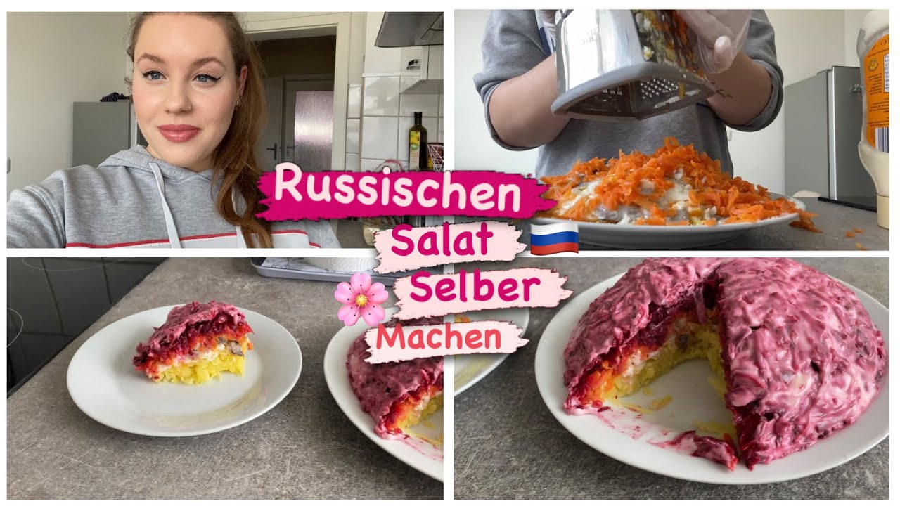 Russischer Salat🇷🇺 // Hering unterm Pelzmantel // alinaBerry