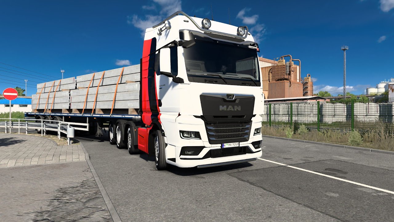 MAN TGX 2024 Heavy Cargo Delivery | ETS2 4K Ultra Graphics | Realistic Trucking 🚛🔥