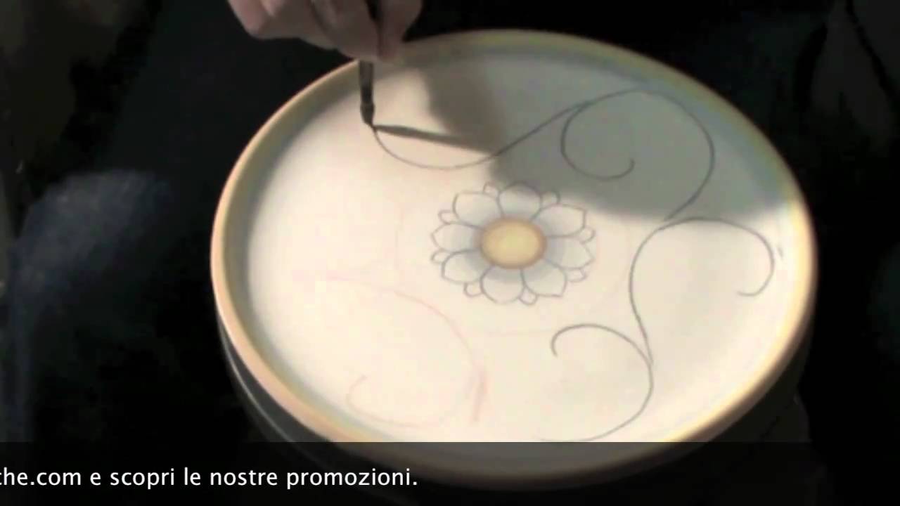Piatto dipinto a mano Sicilia