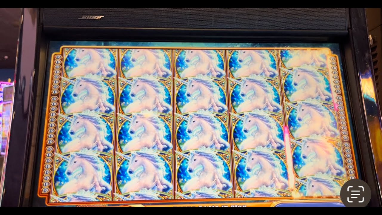 🦄 MYSTICAL UNICORN SLOT🦄 $10 MAX BET..  Spins plus Bonus!  ***FULL SCREEN ALERT*** JACKPOT HANDPAY