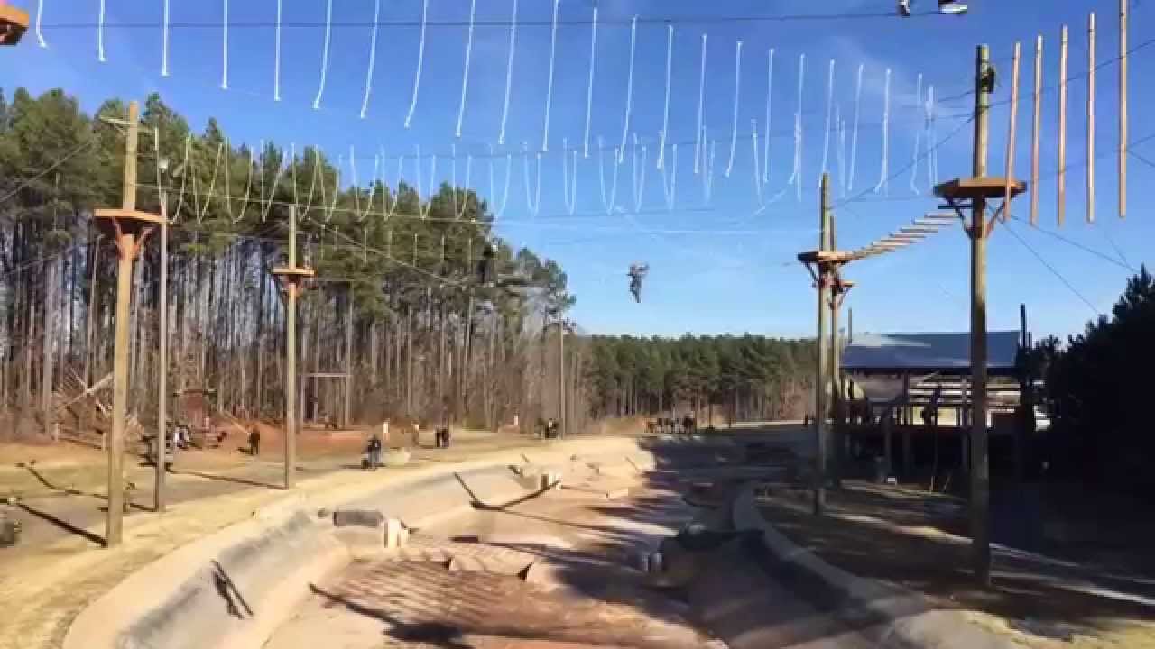 Ropes course @ U.S. Nat. Whitewater Center North Carolina