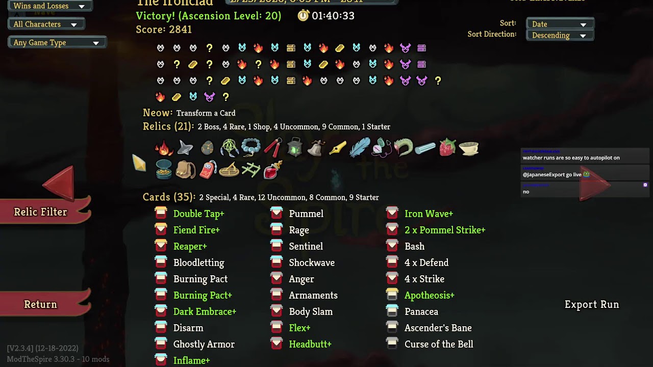 10 Days - A20H Slay the Spire