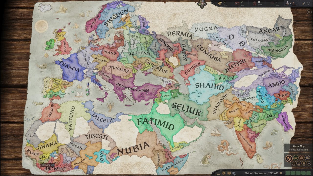CK3: Realm Timelapse: 1066-1453: Unlimited Domain & Knight Limit