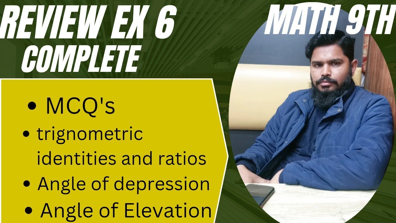 Review exercise 6 || Complete || Math 9th new book 