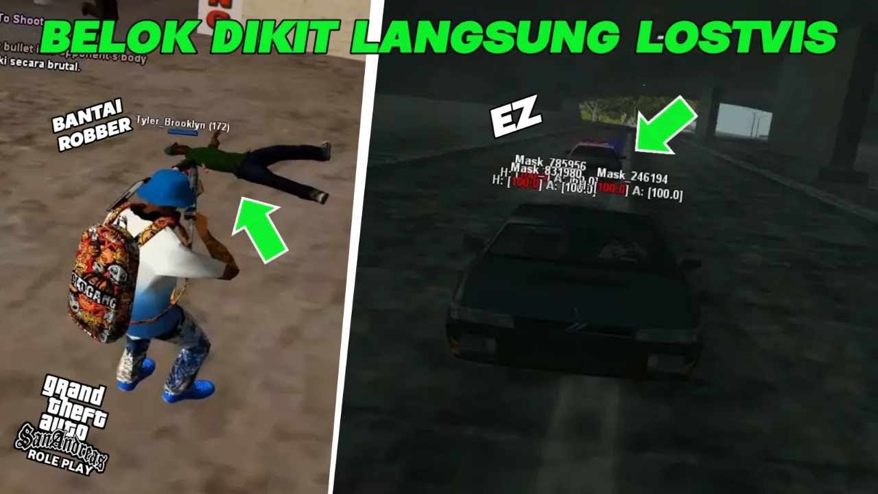 [JGRP] BANTAI ROBBER, DAPET SOS SURPLUS, PERSUIT LOLOS!! - GTA SA ROLEPLAY