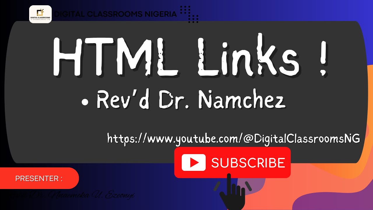 Basic HTML Links007