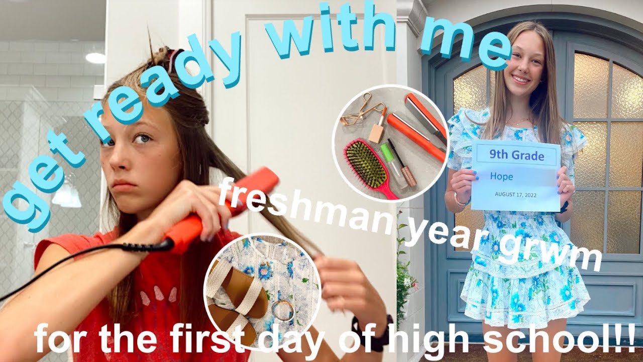 GET READY WITH ME for the FIRST DAY of HIGH SCHOOL | freshman year grwm 2022